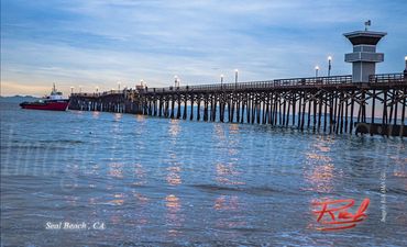 Image 01 by Rich AMeN Gill, Seal Beach, Orange County Pier, Piers in Southern California,