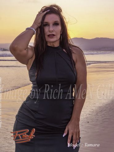 Image 08 by Rich Gill (Rich AMeN Gill), Model, Piers, Santa Monica, Sunset, Tamara, Beach