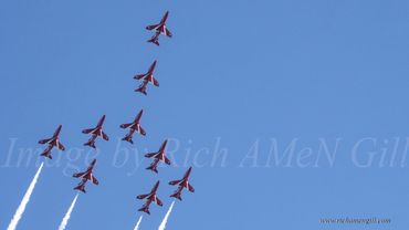 Image by Rich Gill (Rich AMeN Gill), California, Air Show, Red Arrows, Huntington