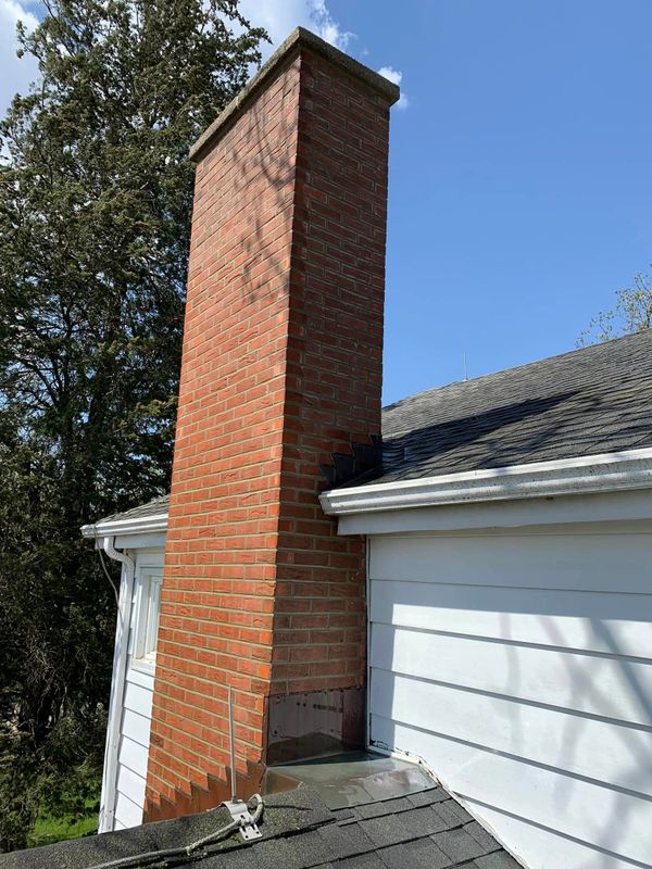 finished chimney
