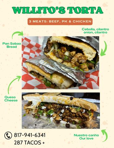 A sandwich with meat and cheese on it.