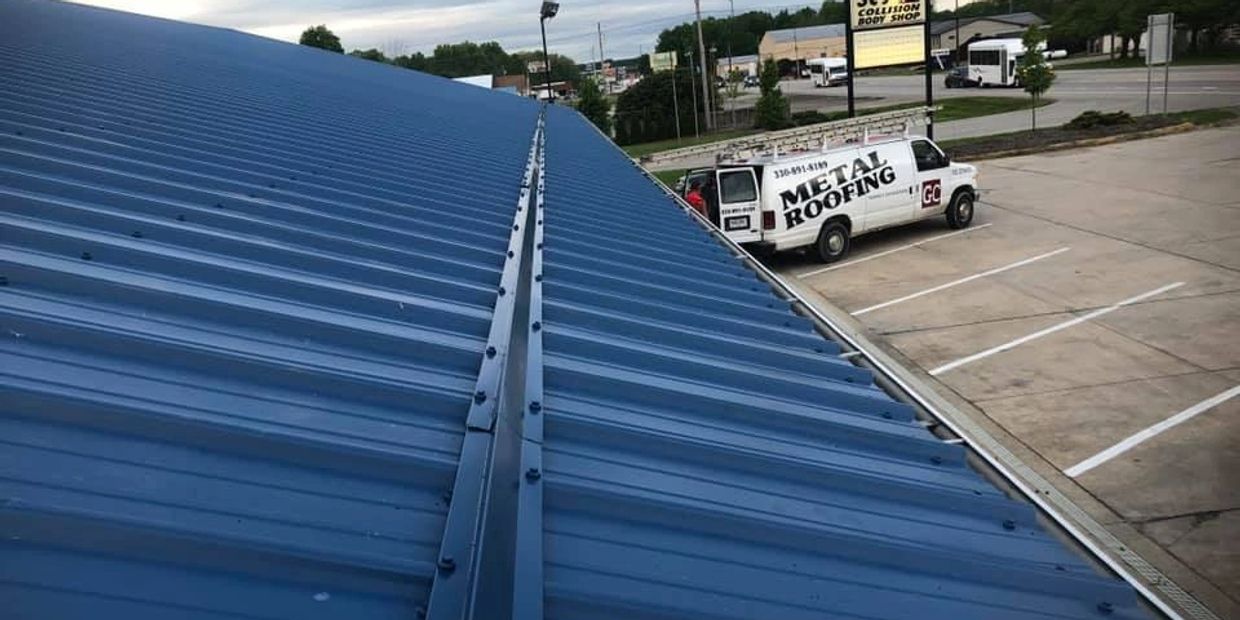 Commercial metal roof 