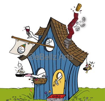 Cabin Fever Brunch Bash logo for DNDA