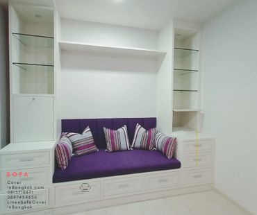 งานบิวท์อินท์ตู้สีขาว