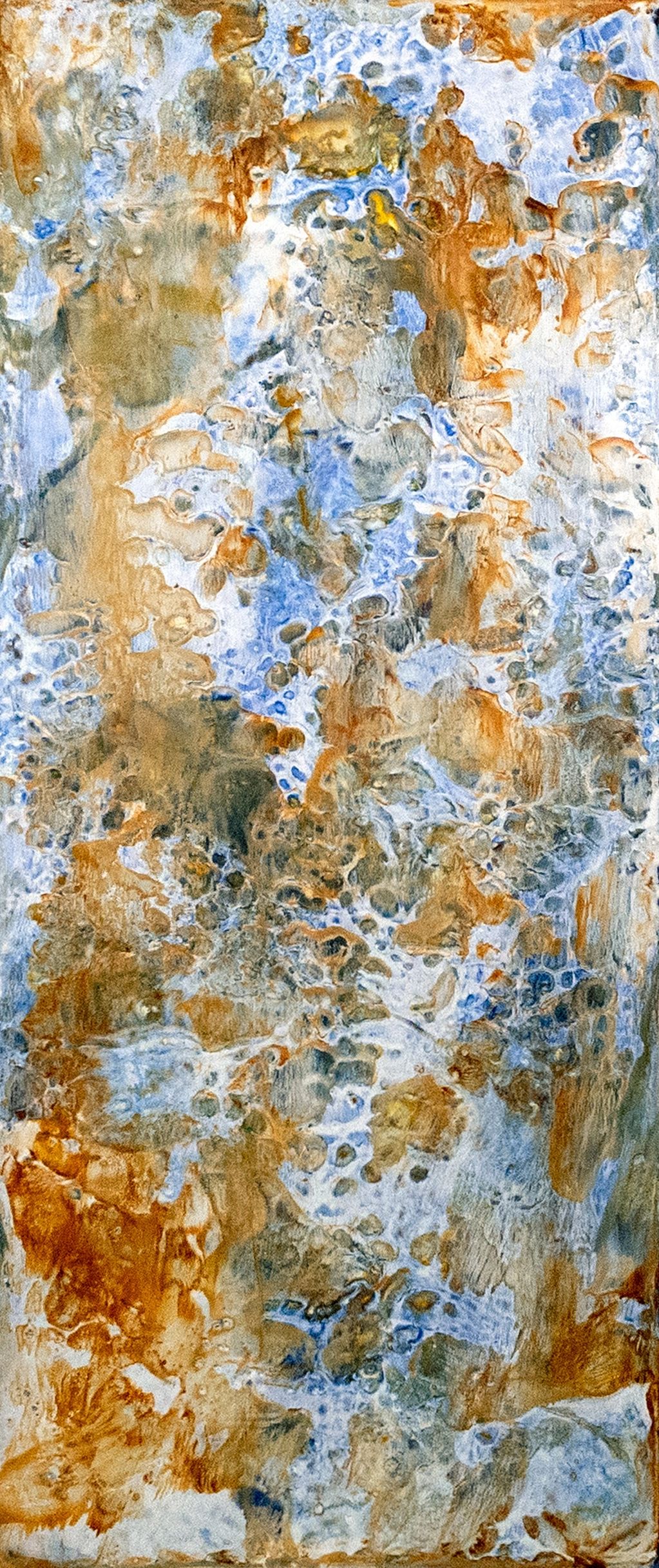 Título: Auténtico
Encáustica sobre bastidor de madera
Medidas: 30 x 70 cm Año: 2025