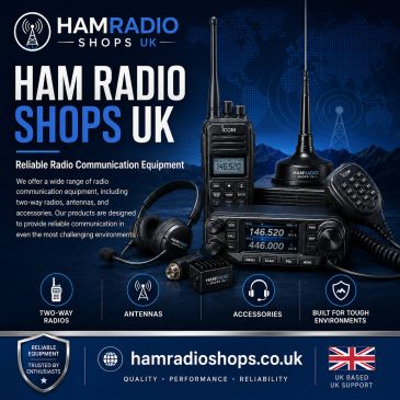 HamRadioShops UK offers a wide selection of amateur radio equipment, including transceivers, antenna