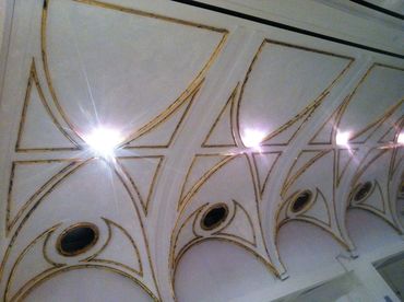 Plaster work for the Diamond Horseshoe nightclub in the Paramount Hotel, NYC