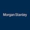 Morgan Stanley logo on a dark blue background.