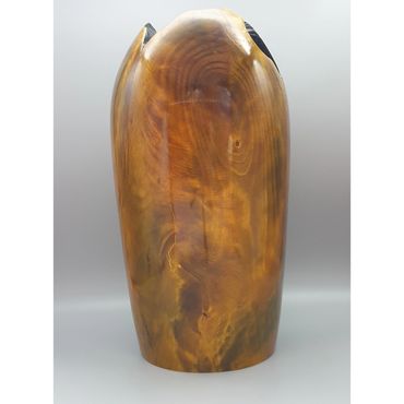 Coloured Hollow Form made from Cypress