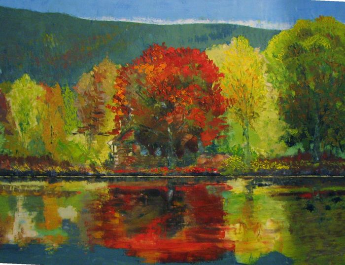 Red Tree - Lake George
Oil on Canvas
36x48