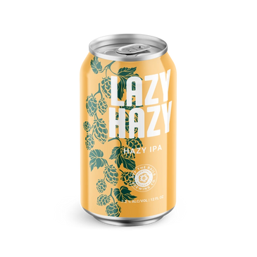 Lazy Hazy 12 oz.  Hazy IPA can