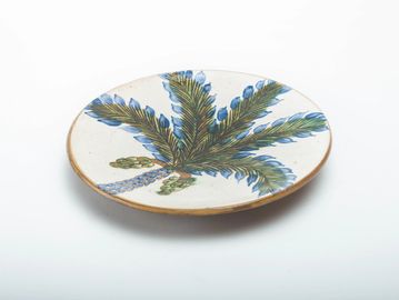 Fayoum pottery plate