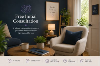 Free Initial Consultation for Psychotherapy, Clinical Hypnotherapy and Couples Counselling