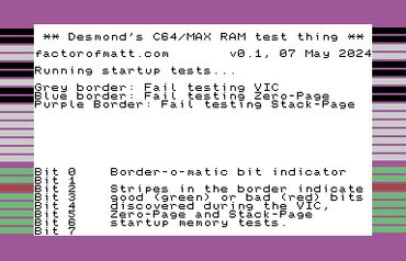 Failure testing the Stack Page.