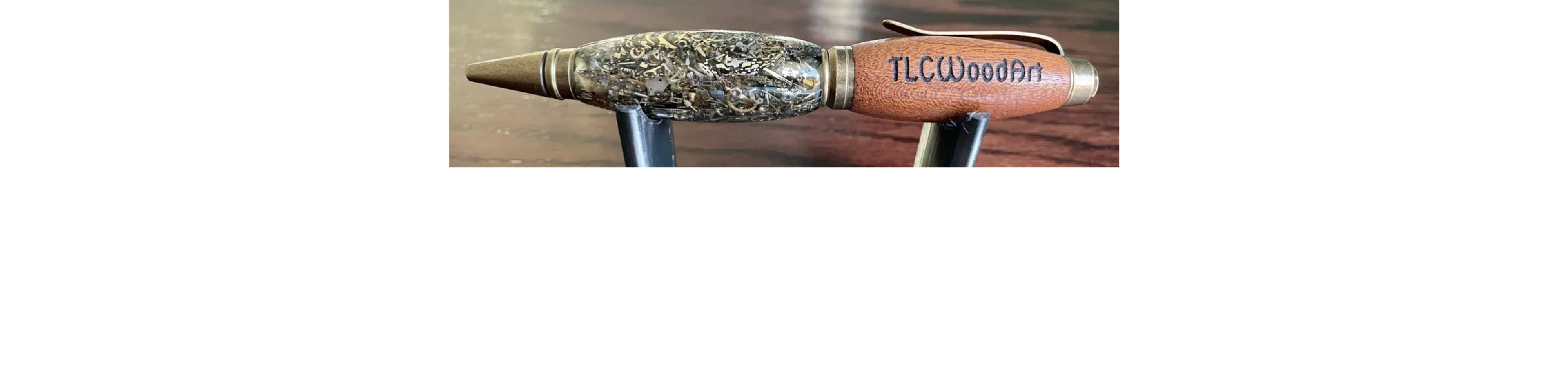 Wood turning and resin casting.
