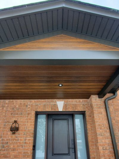 Residential home in Vaughan with exterior siding upgrade