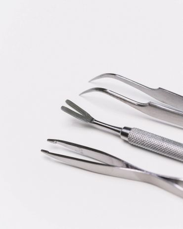 high quality stainless steel metal tick removal tools. tweezers, fork tool etc.