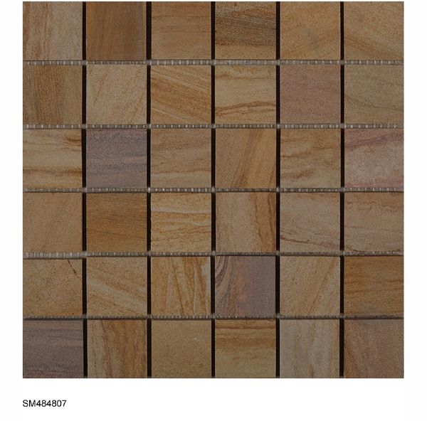 beige stone mosaic tile