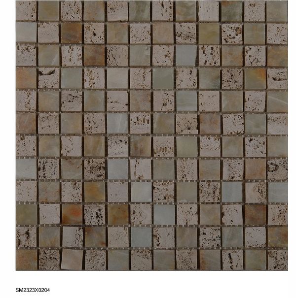 Stone mosaic tile