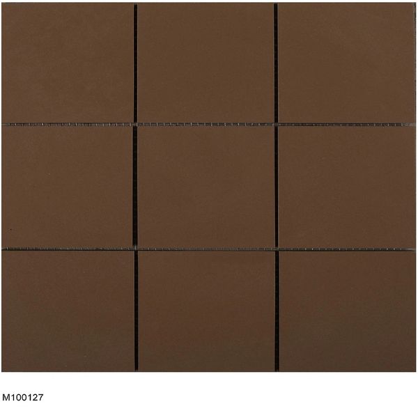 Brown mosaic tile