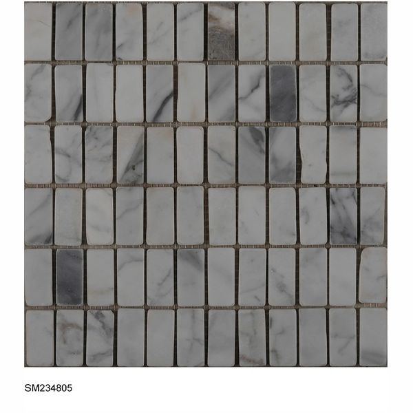 white marble mosaic tile