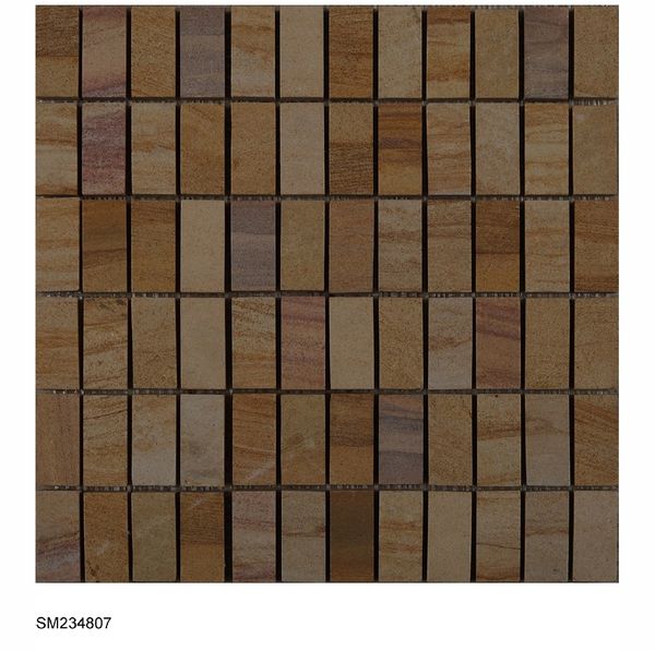 beige stone mosaic tile