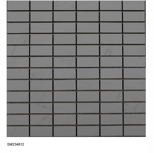 white marble mosaic tile