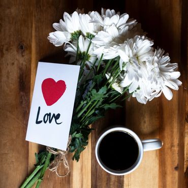 Flowers showing love