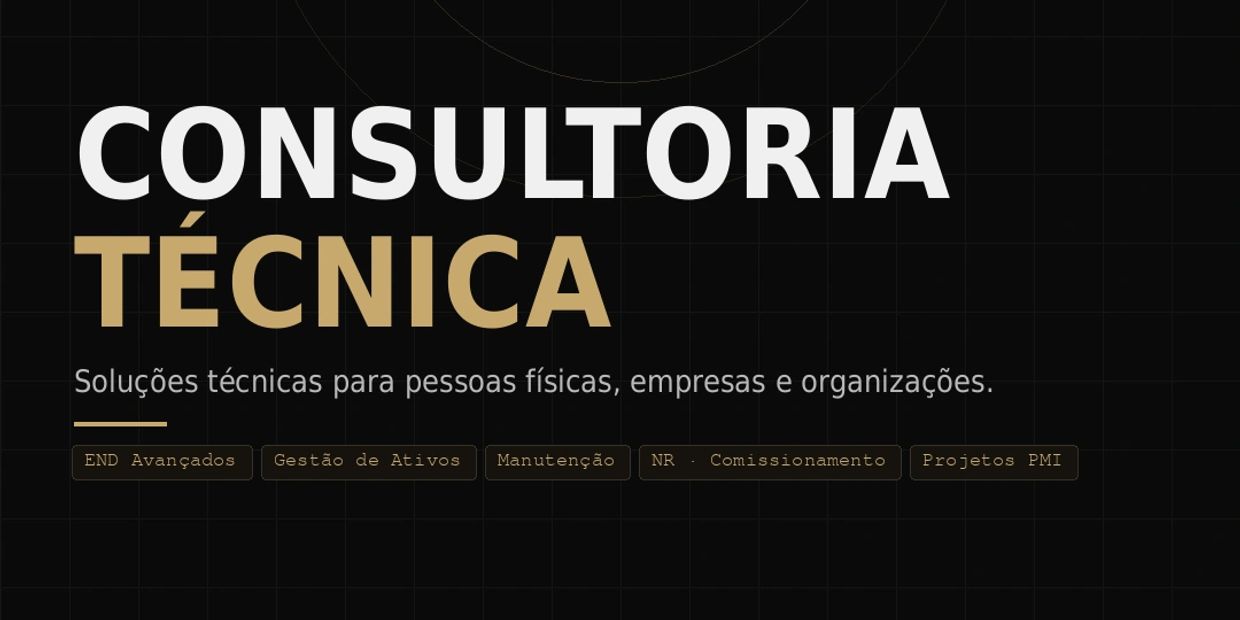 Texto sobre consultoria técnica.