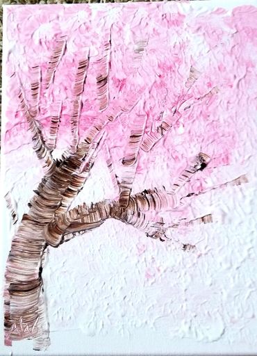 Abstract Cherry Tree
