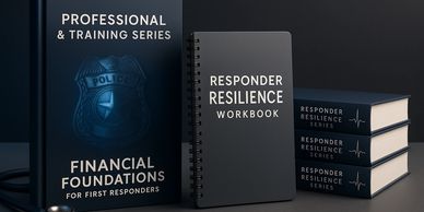 Books and workbook on resilience and financial foundations for first responders.
