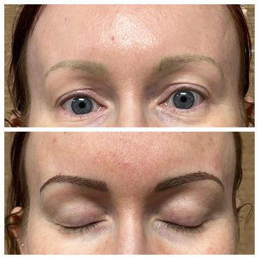 Work elsewhere; corrected at Le Beau Visage Permanent Cosmetics