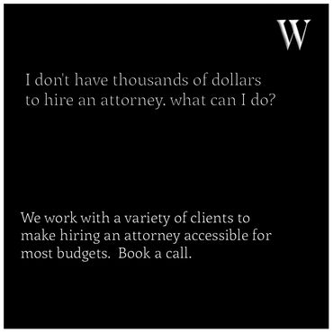 Affordable attorney services available for various budgets. Book a call.
