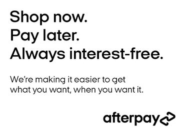 We accept afterpay