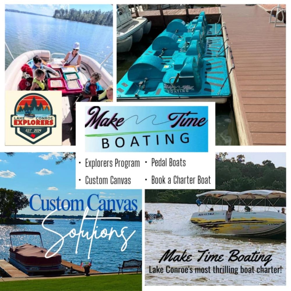 It's peddle boating season on Lake Conroe. Sign up for an annual pass and save!