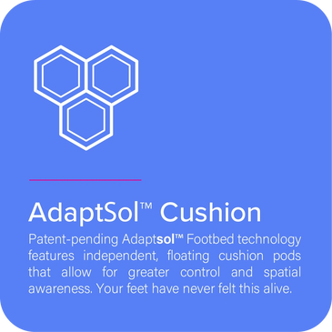 An information box describing AdaptSol Cushioning