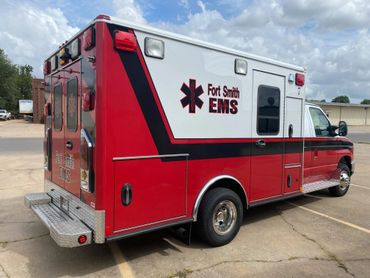 Fort Smith EMS Ambulance Remount Refurbishment Medwerks Remount Pinnacle Emergency Vehicles
