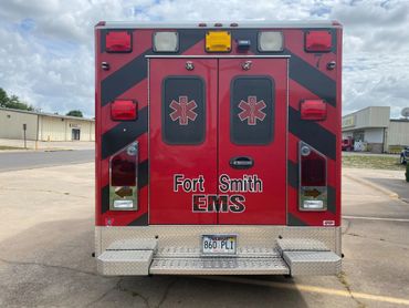 Fort Smith EMS Ambulance Remount Refurbishment Medwerks Remount Pinnacle Emergency Vehicles