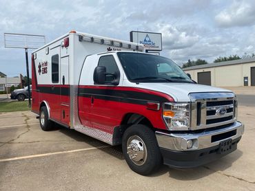 Fort Smith EMS Ambulance Remount Refurbishment Medwerks Remount Pinnacle Emergency Vehicles