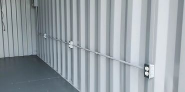 20 Foot Mobile Office Pre-equipped with electrical wiring to power your equipment and devices.