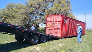 Used 40ft Shipping Container Delivery. Houston, Tx.