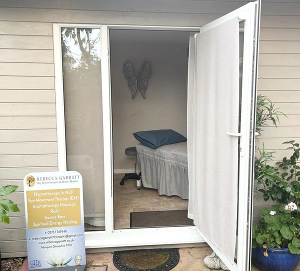 Front of therapy room in newport, Shropshire.