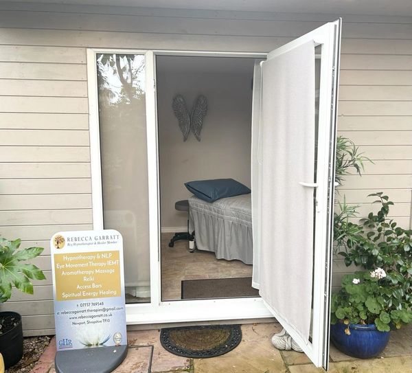 Front of therapy room in Newport Shropshire.