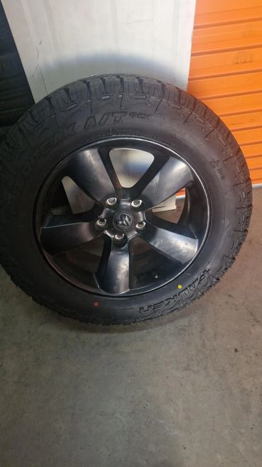 Check out these whoppers! 275 60 20 for a Dodge Ram. Certainly the biggest I've fitted!