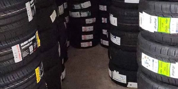 Over 500 tyres in stock.