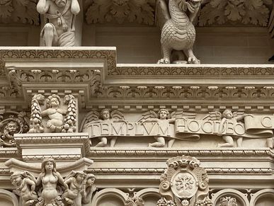 Decorative baroque architecture in Lecce