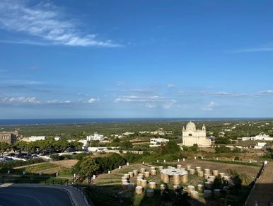 Panoramic view from Ostuni in Puglia
