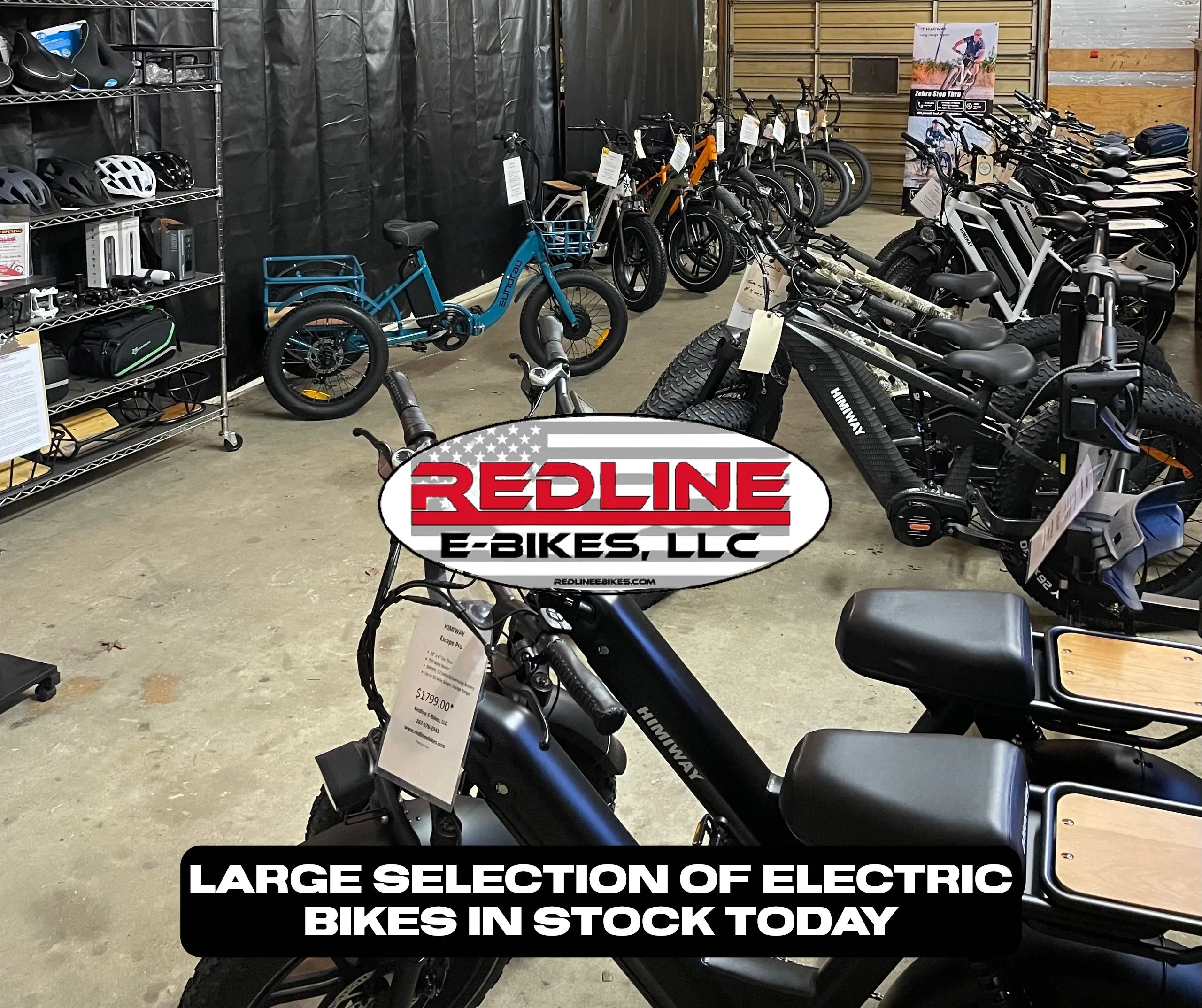 E Bikes in Stock - Redline E-Bikes, LLC