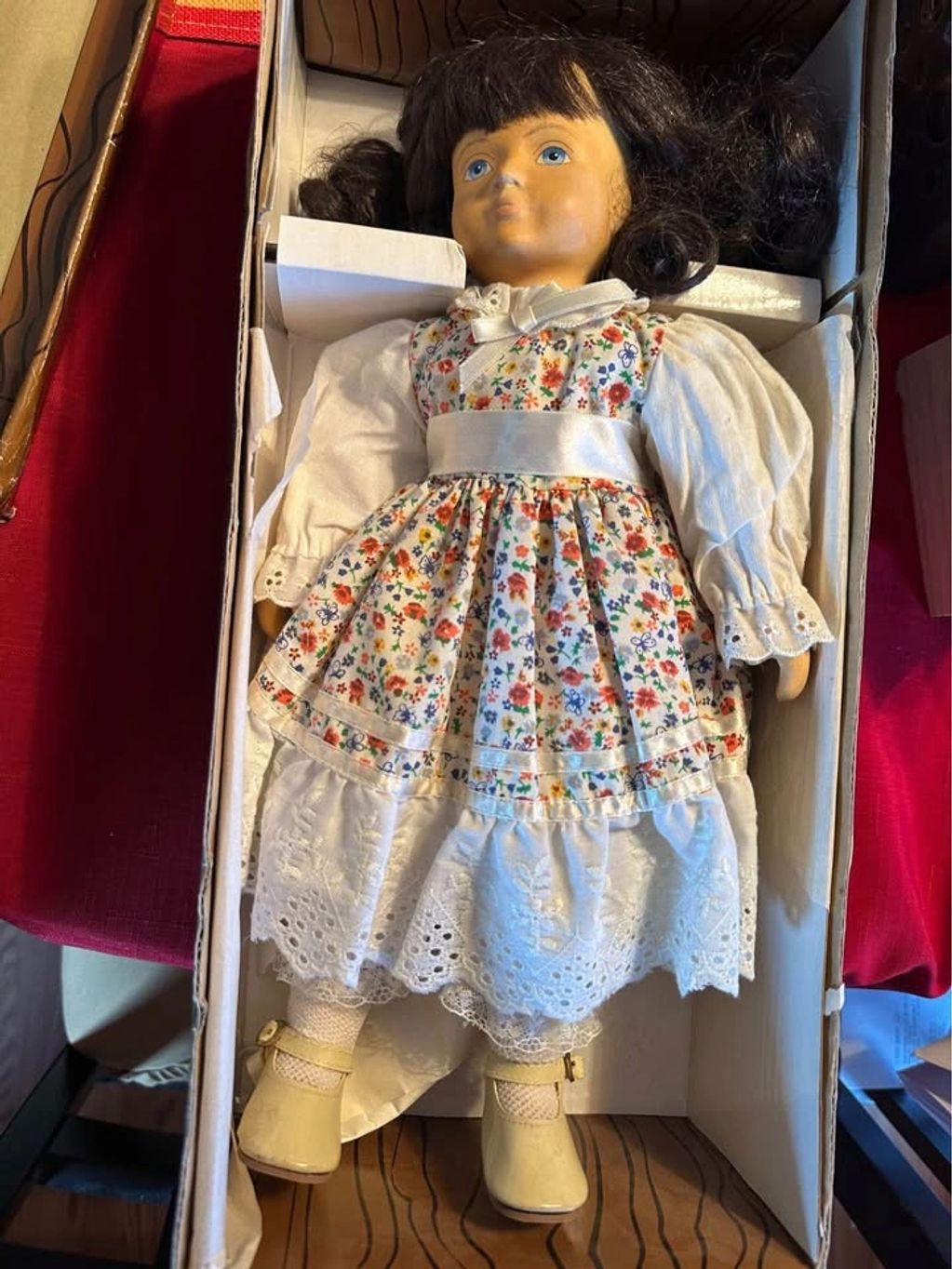 Hand-Carved Wooden Doll with COA in original Box $200.00 plus s&h in U.S. only.