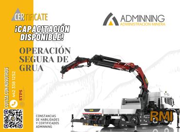 Disponible para grúas de ligera carga hasta alto tonelaje, maniobras seguras con practica en campo.